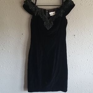 Black Velvet Dress